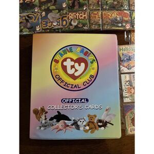 TY Beanie Babies Cards Series 3 Artist Proof, Common Base, & Wild Lot W/Binder